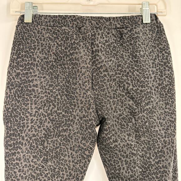 Joie Keena Leopard Print Leggings Ponte Pants Size Small - Picture 4 of 6